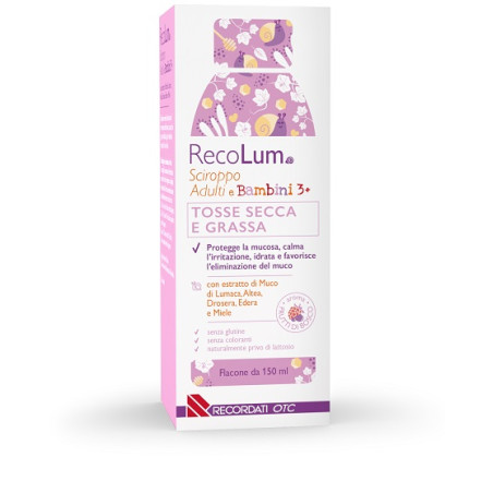 RECOLUM SCIROPPO TOSSE ADULTI-BAMBINI 150 ML