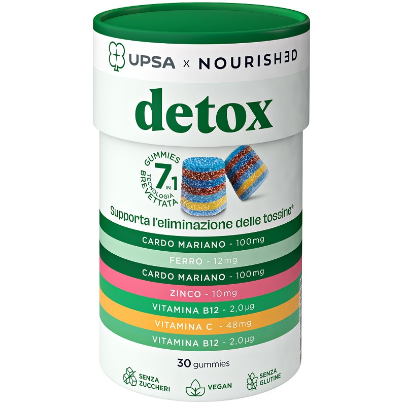 UPSA X NOURISHED DETOX 30 GUMMIES