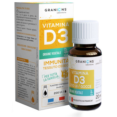 GRANIONS VITAMINA D3 GOCCE 20 ML