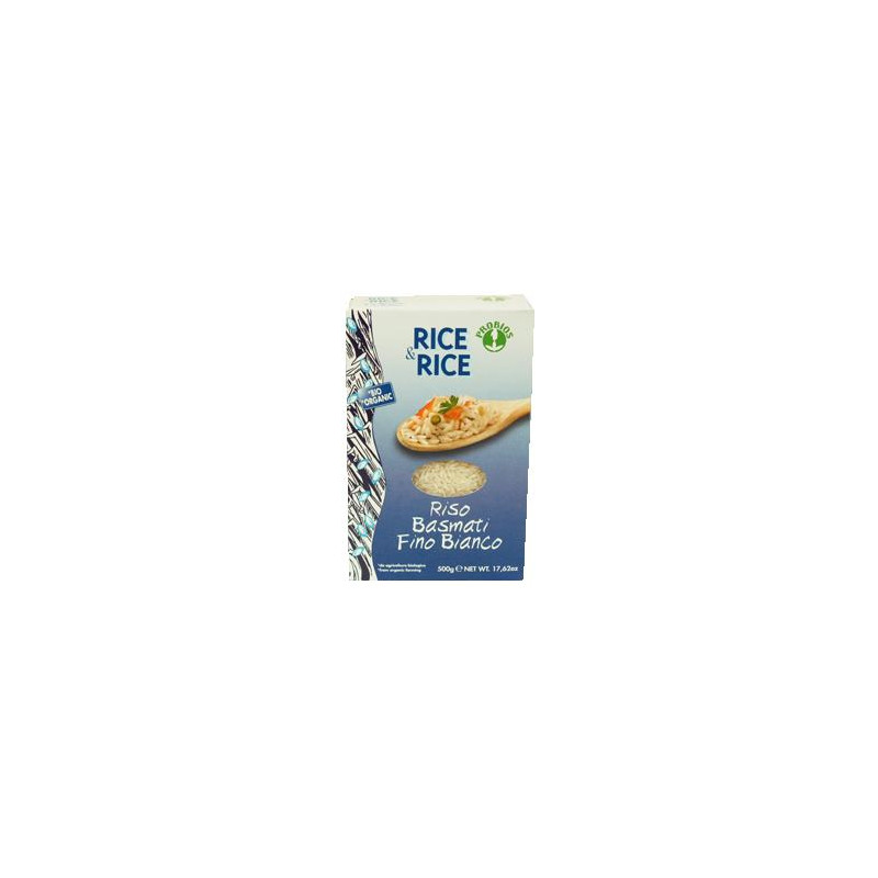 RICE&RICE RISO BASMATI BIANCO 500 G