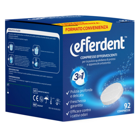 EFFERDENT 92 COMPRESSE EFFERVESCENTI