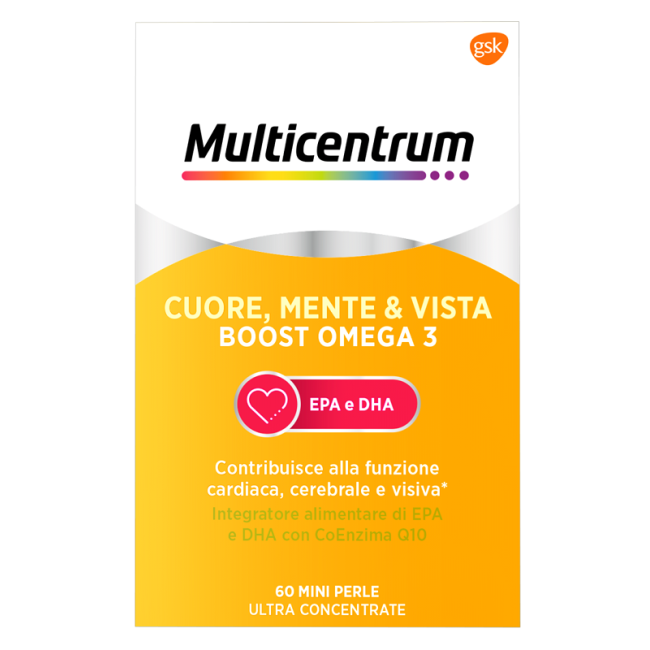 Multicentrum My Omega3 Integratore Alimentare 60 Mini Perle