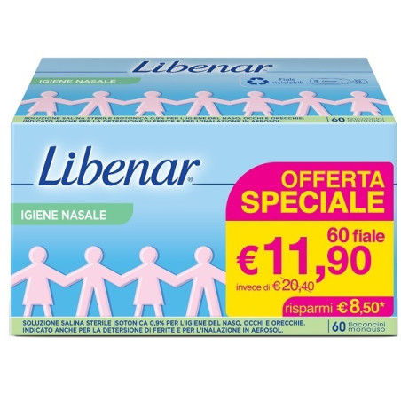 LIBENAR 60 FIALE ISOTONICHE DA 5 ML