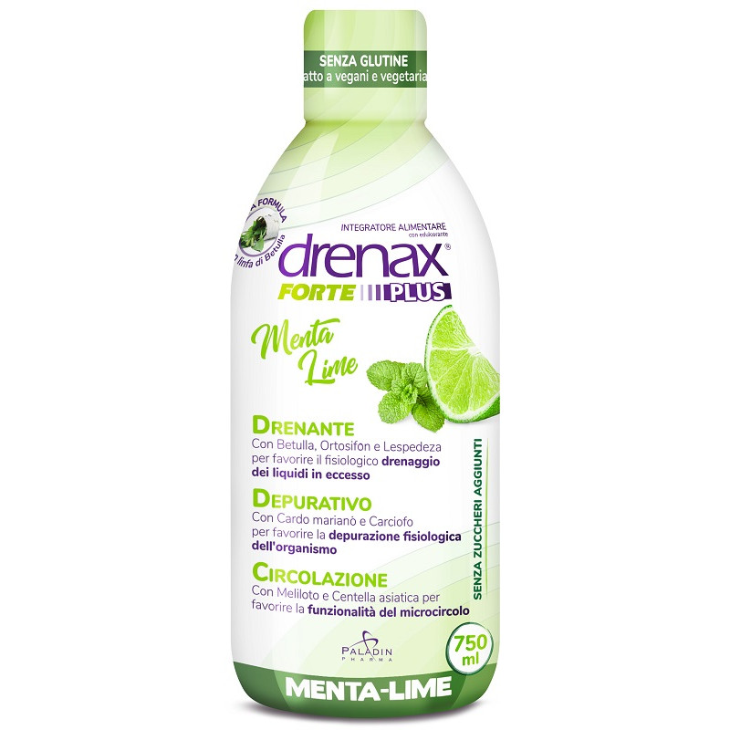 DRENAX FORTE PLUS MENTA/LIME 750 ML