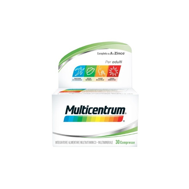 Confezione convenienza da 90 compresse di Multicentrum Adulti integratore multivitaminico e minerale per adulti