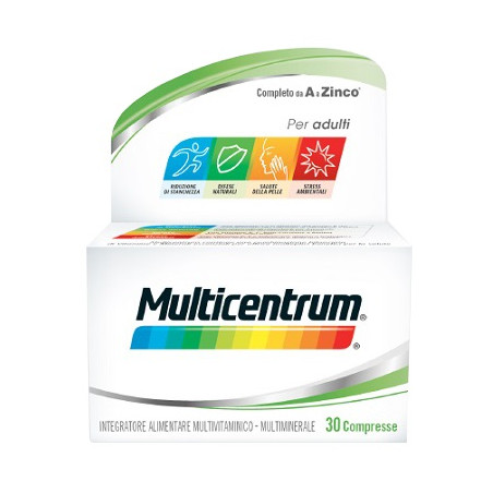 Confezione convenienza da 90 compresse di Multicentrum Adulti integratore multivitaminico e minerale per adulti