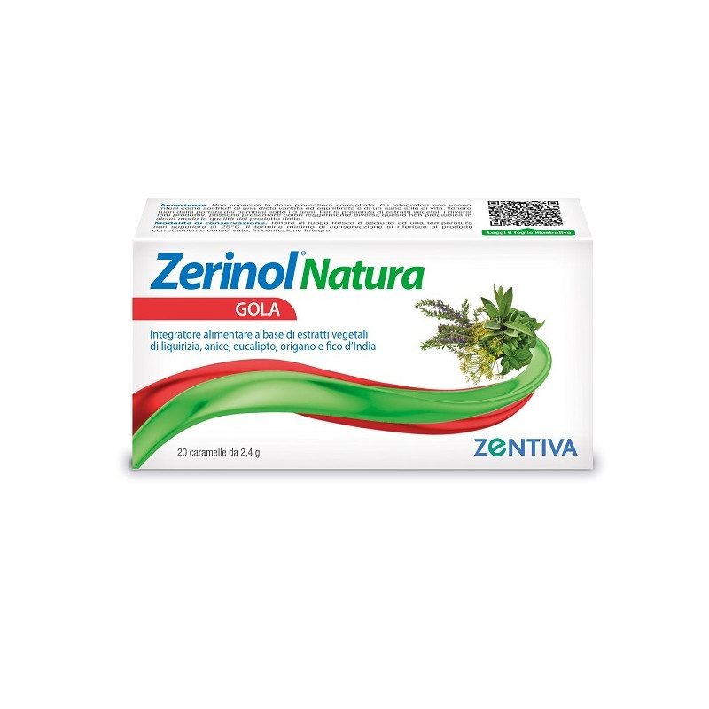 ZERINOL NATURA GOLA 20 CARAMELLE BALSAMICHE