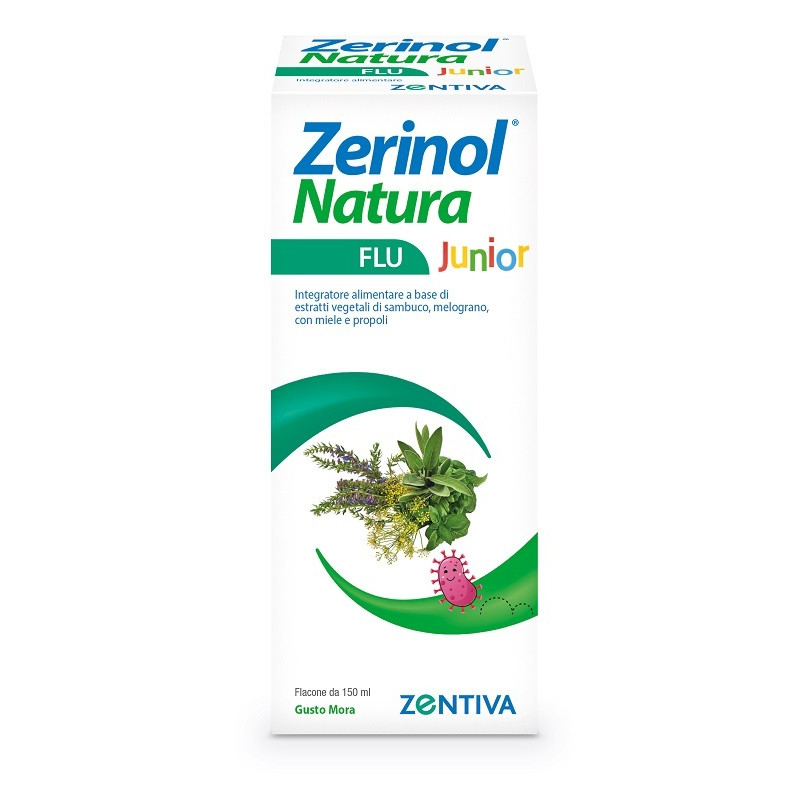 ZERINOL NATURA FLU JUNIOR SCIROPPO 150 ML