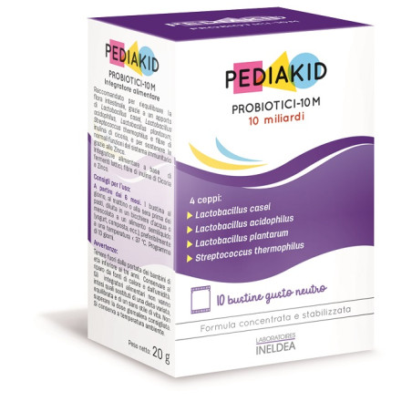 PEDIAKID PROBIOTICI 10M 10 BUSTINE