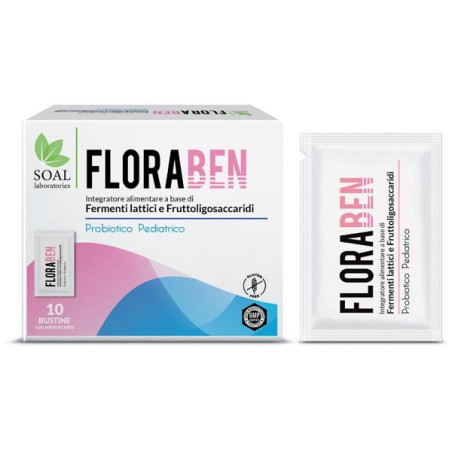 FLORABEN PEDIATRICO 10 BUSTINE