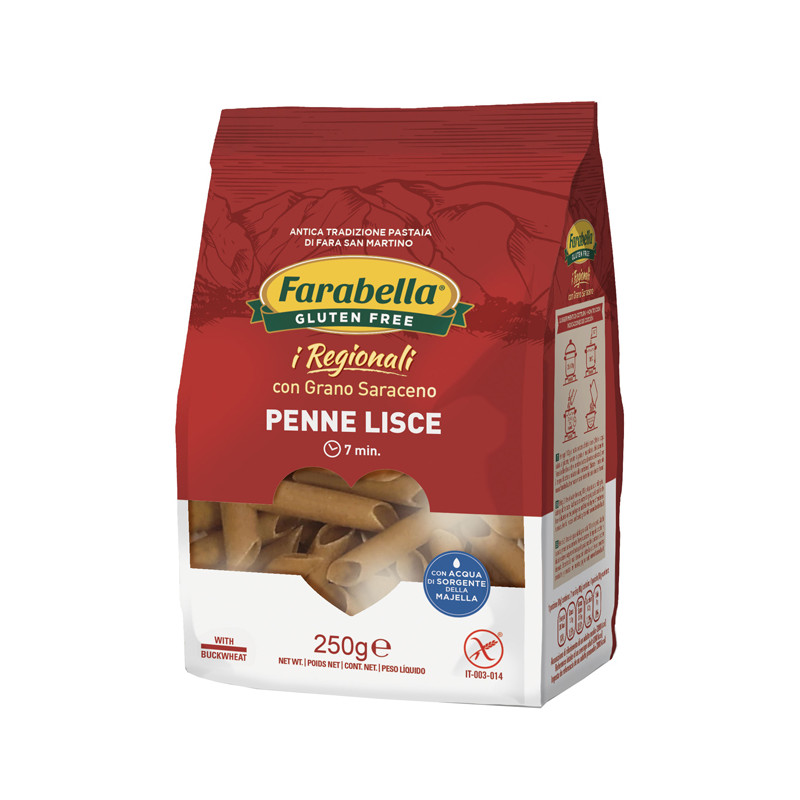 FARABELLA PENNE LISCE GRANO SARACENO 250 G