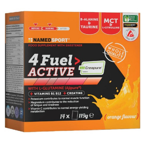 4 FUEL+ ACTIVE 14 BUSTINE ORANGE FLAVOUR