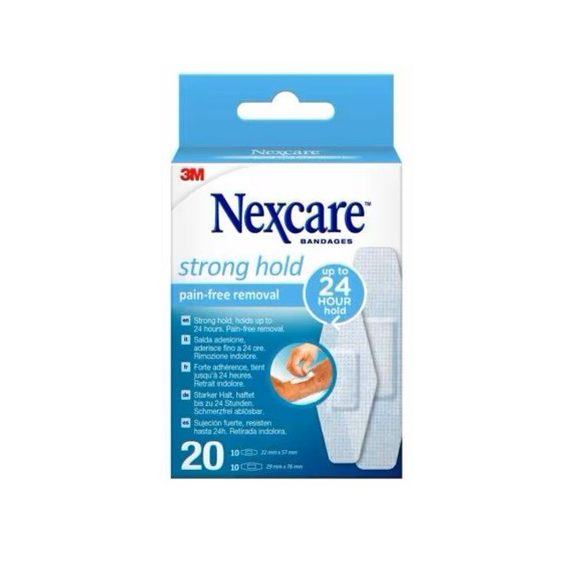 CEROTTO NEXCARE STRONG 360 GRADI 20 PEZZI ASSORTITI