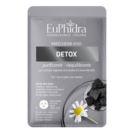 EUPHIDRA MASCHERA VISO DETOX 1 PEZZO