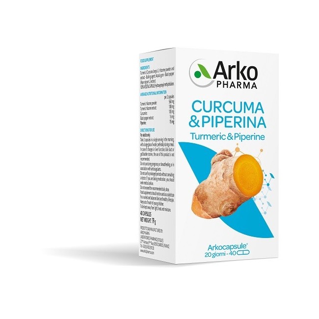 ARKOCPS CURCUMA + PIPERINA 40 CAPSULE