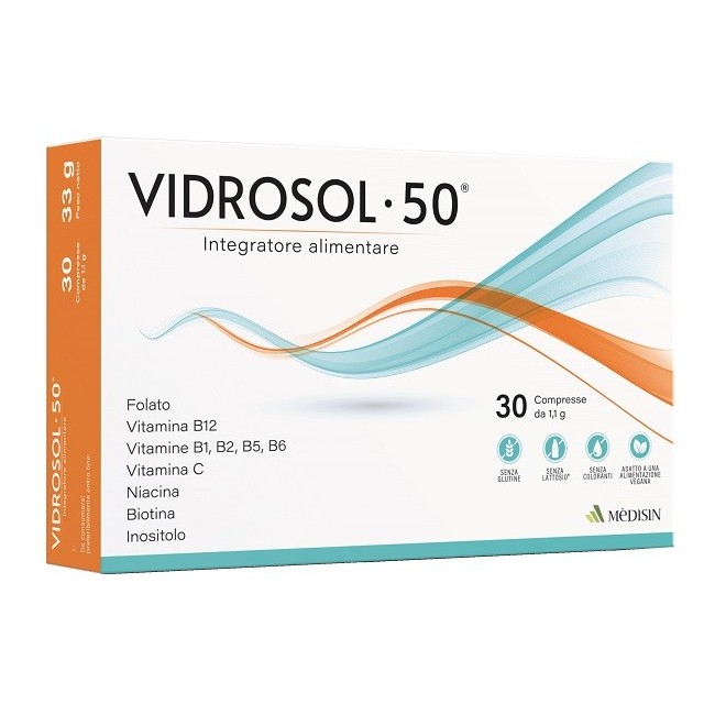 VIDROSOL 50 30 COMPRESSE