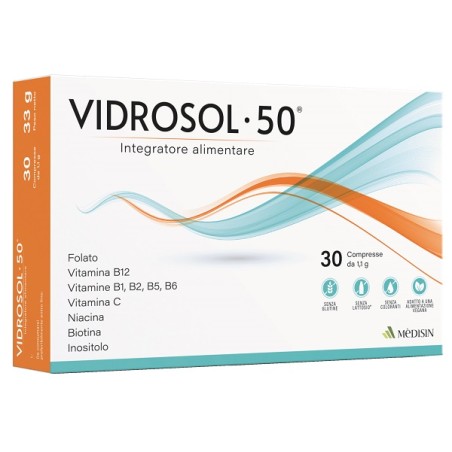 VIDROSOL 50 30 COMPRESSE