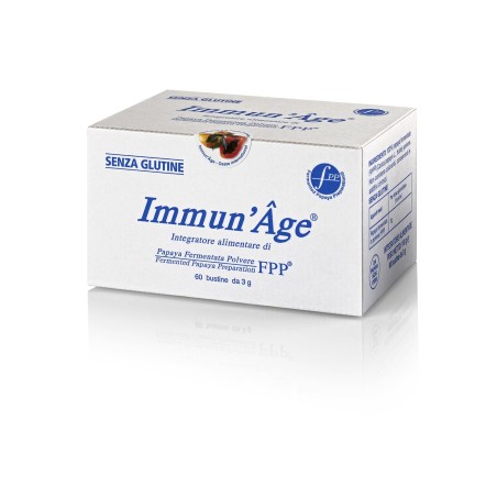 Confezione da 60 buste orosolubili di Named Immun'Age integratore antiossidante per difese immunitarie