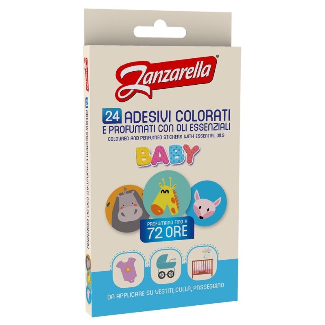 Coswell Zanzarella Sticker Baby 24 Pezzi