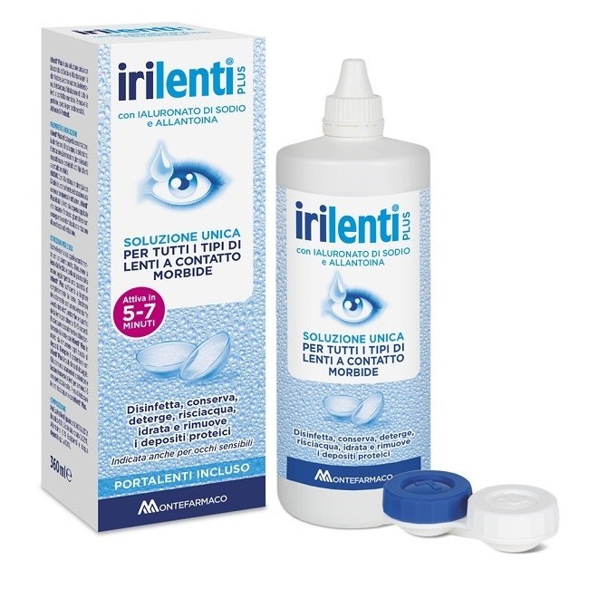 Montefarmaco Otc Soluzione Unica Per Lenti A Contatto Irilenti 360 Ml + Portalenti