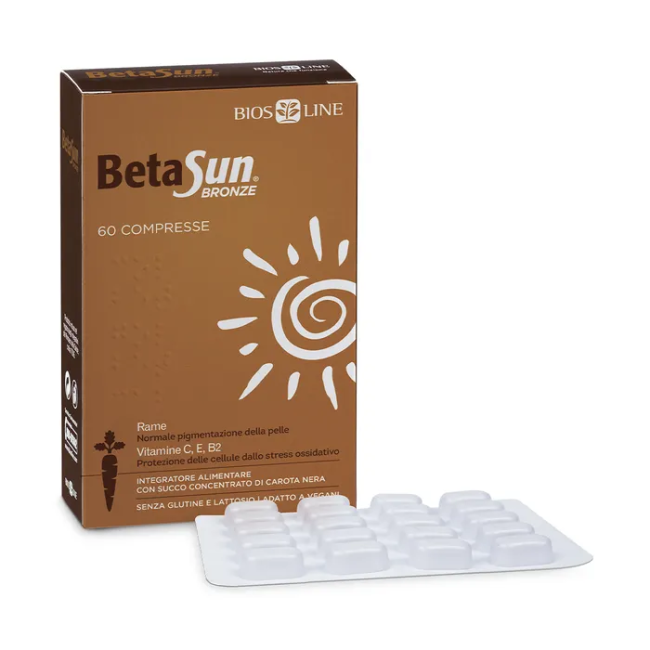 BIOSLINE BETASUN BRONZE 60 COMPRESSE