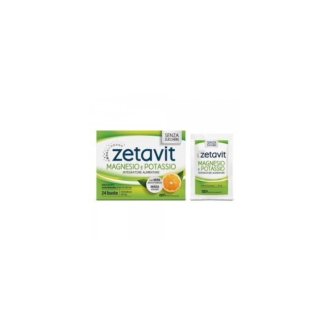 ZETAVIT MAGNESIO POTASSIO SENZA ZUCCHERO 24 BUSTINE DA 6 G