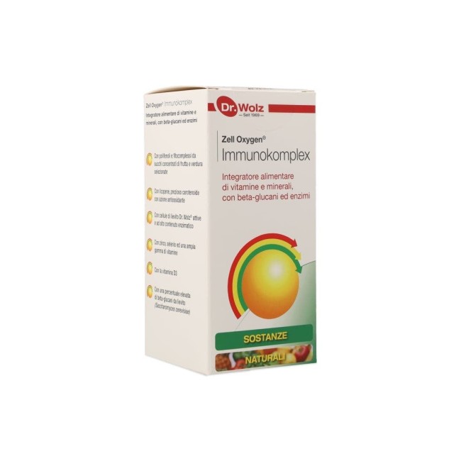 ZELL OXYGEN IMMUNOKOMPLEX 250ML DR WOLZ TONICO