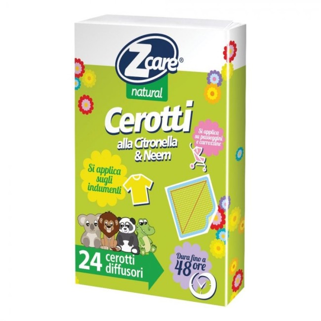 ZCARE NATURAL CEROTTI 24 PEZZI