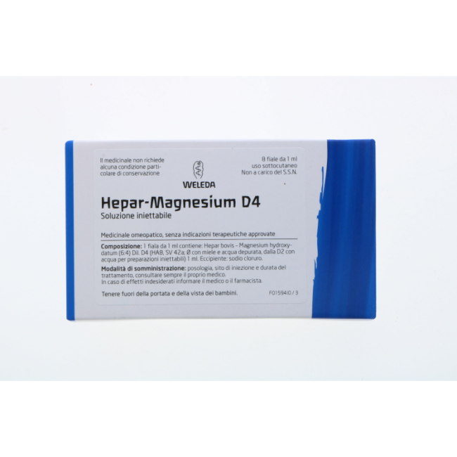 WELEDA HEPAR MAGNESIUM D4 8 FIALE DA 1 ML L'UNA