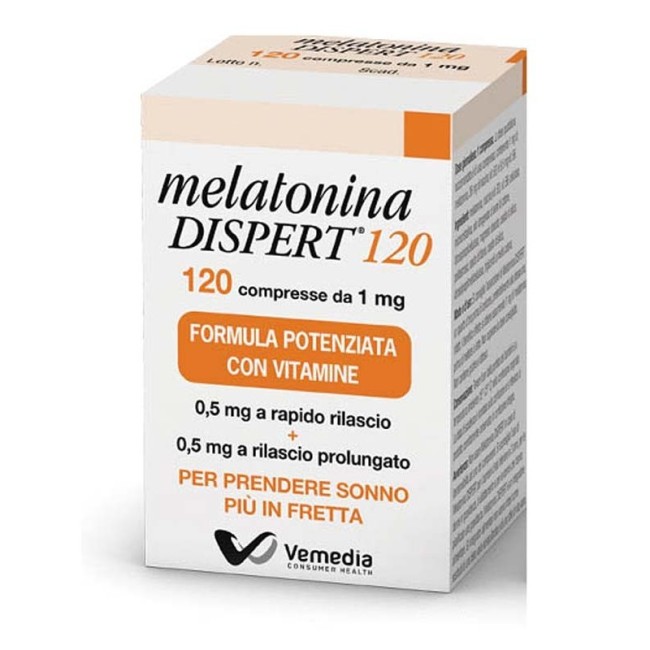 Melatonina Dispert 1mg Integratore Alimentare 120 Compresse