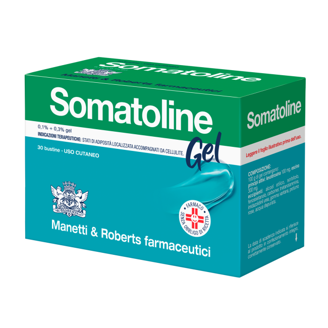 Manetti & Roberts Somatoline 0,1% + 0,3% Gel Levotiroxina, Escina