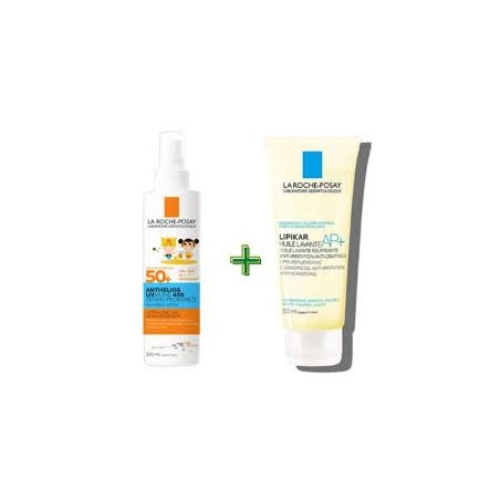 La Roche Posay-phas Anthelios Spray Uvmune Dermoped 200 Ml + Olio 100 Ml