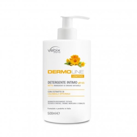 VEBIX DERMOLINE INTIMO PH5.5 LENITIVO 500 ML