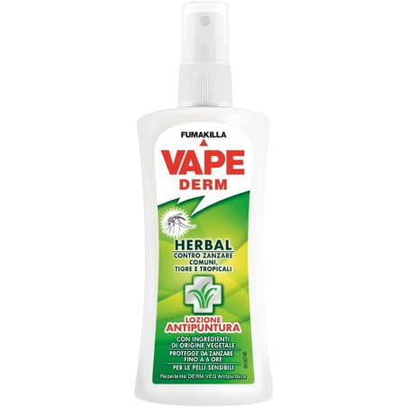 VAPE DERM HERBAL ANTIPUNTURA LOZIONE 100 ML