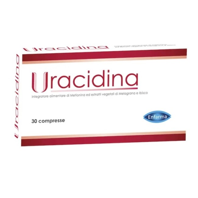 Confezione da 30 compresse di Uracidina integratore per il benessere delle vie urinarie