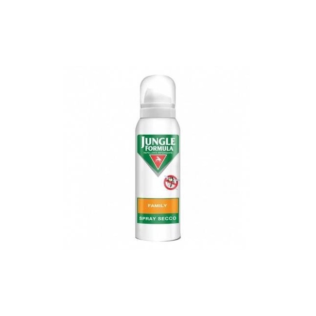 Confezione da 125 Ml di Jungle Formula Spray repellente insetti per tutta la famiglia