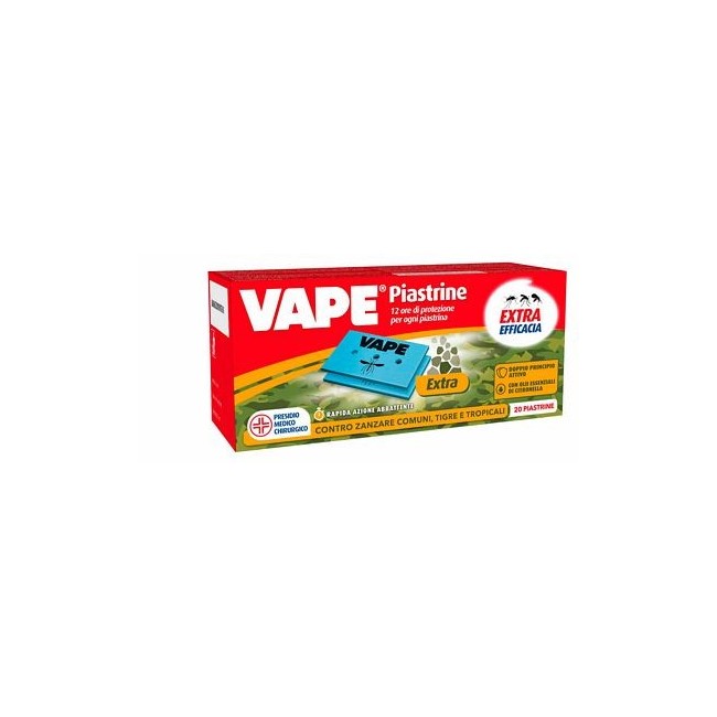 VAPE RICARICA PIASTRINE EXTRA 20 PEZZI