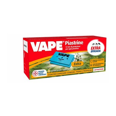 VAPE RICARICA PIASTRINE EXTRA 20 PEZZI