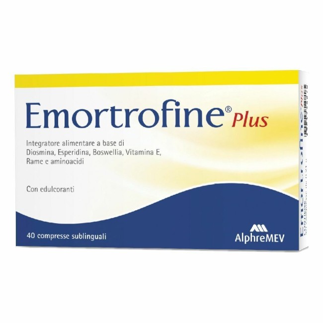 Emortrofine Plus Integratore Per Il Trattamento Delle Emorroidi 40 Compresse