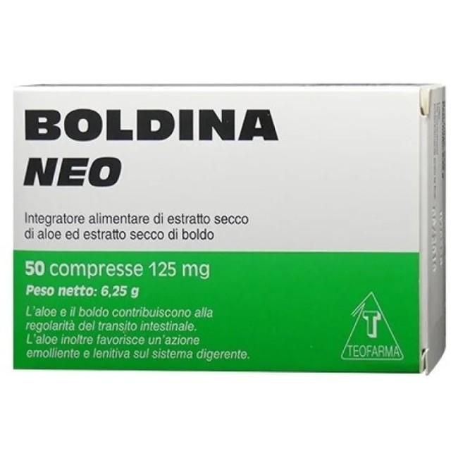 BOLDINA NEO 50 COMPRESSE 125 MG