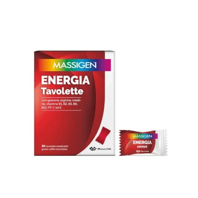 Massigen Energia 30 Tavolette Masticabili