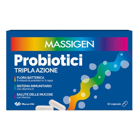 Massigen Probiotici 10 Capsule