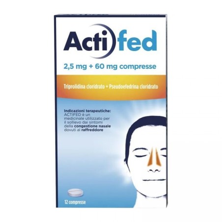 ACTIFED*12CPR 2,5MG+60MG