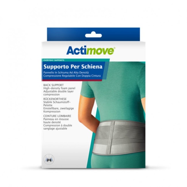 ACTIMOVE EVERYDAY SUPPORTO PER SCHIENA CON PANNELLO IN SCHIUMA AD ALTA DENSITA' L/XL