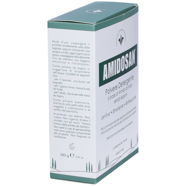 AMIDOSAN POLVERE DETERGENTE LENITIVA EMOLLIENTE RINFRESCANTE 7 BUSTINE 40 G