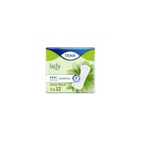 ASSORBENTE INCONTINENZA LEGGERA TENA LADY NORMAL DUO PACK 2X12 PEZZI