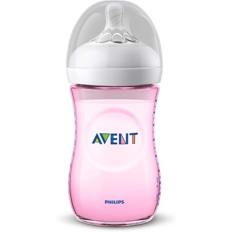 AVENT BIBERON NATURAL 3,0 ROSA 260 ML