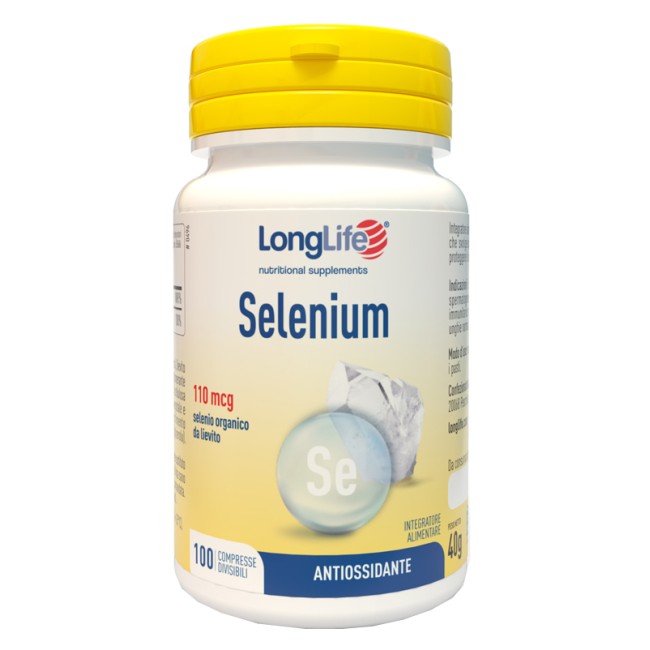 LongLife Selenium Integratore Alimentare 100 Compresse