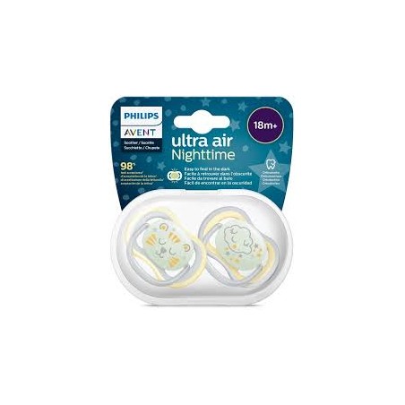 AVENT ULTRA AIR NIGHTTIME SUCCHIETTO 18 MESI + 2 PEZZI