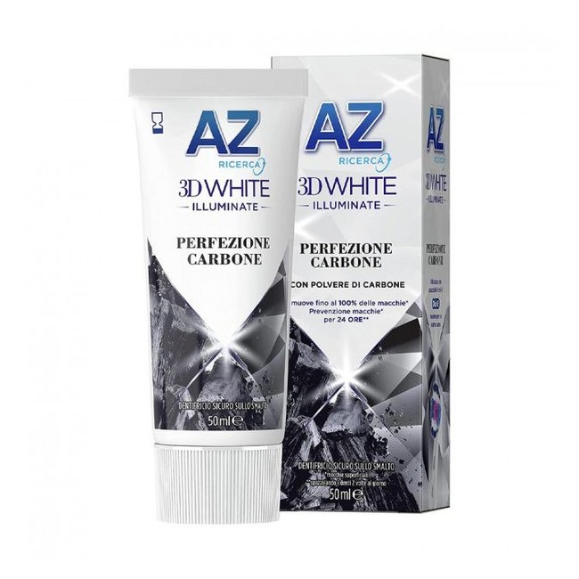 AZ 3D WHITE DENTIFRICIO ILLUMINANTE CARBONE 50 ML